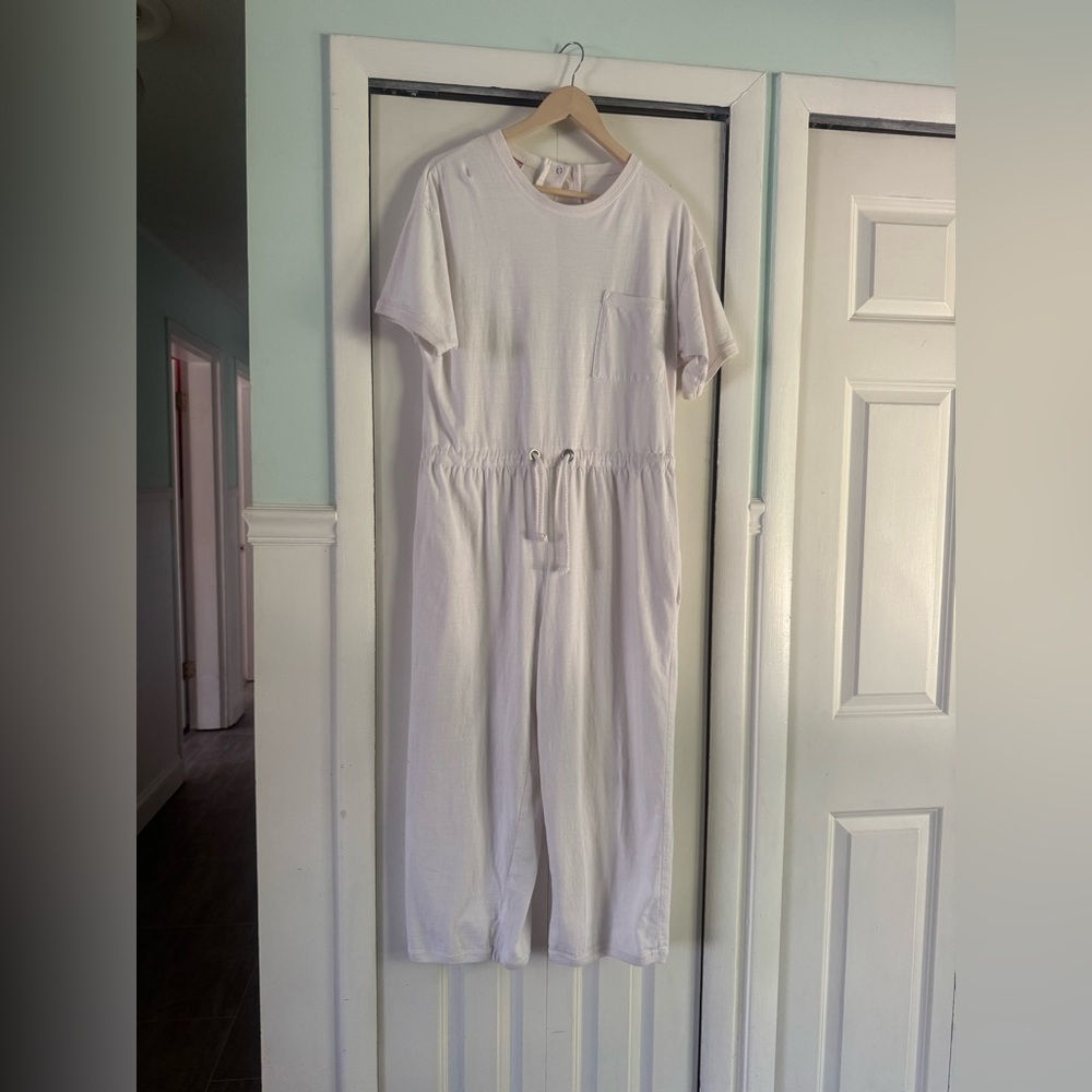 Beach’n Beyond by Cole of California VINTAGE White Jumpsuit Ladies L